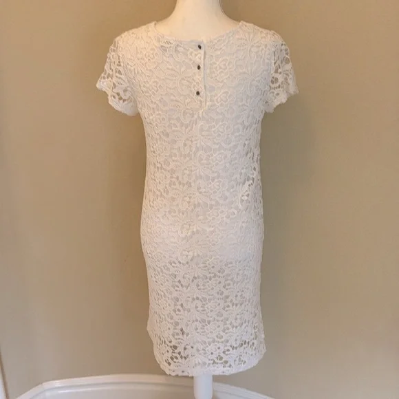 Lucky Brand White Embroidered Dress - Picture 4 of 11
